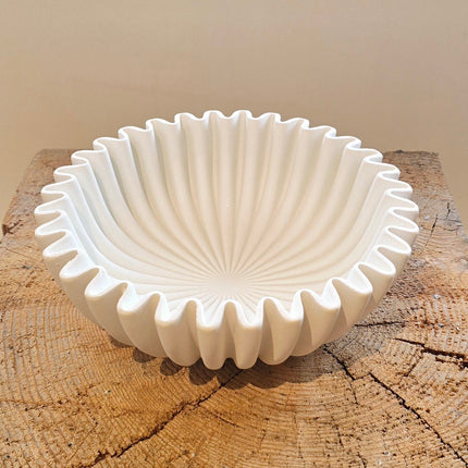 Wavy Matte Ceramic Bowl