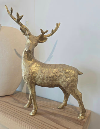 Gold Resin Deer