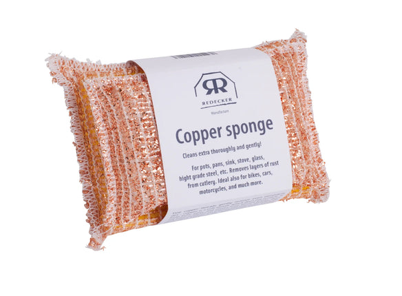 REDECKER Copper Cleaning Sponges, Set of 2
