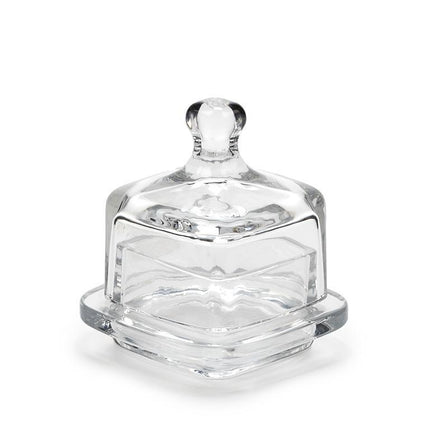 Small Glass Butter Dish
