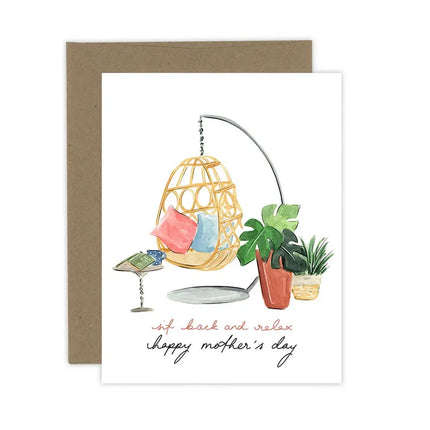 ALMEIDA ILLUSTRATIONS Sit Back and Relax Mom