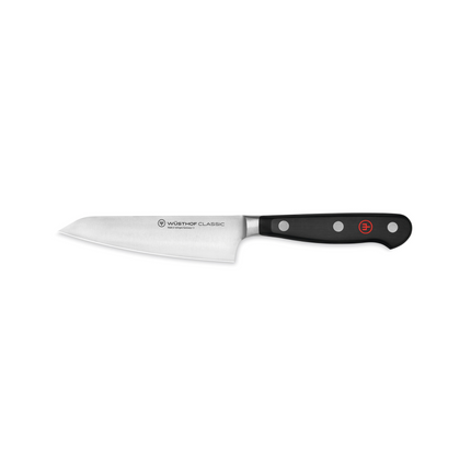 WUSTHOF Classic Black Collection, 4.5" Asian Style Utility Knife
