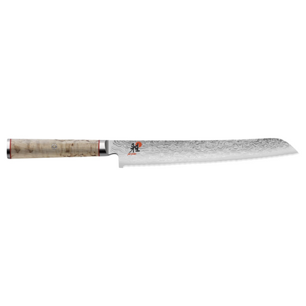 MIYABI 9" Bread Knife Birchwood