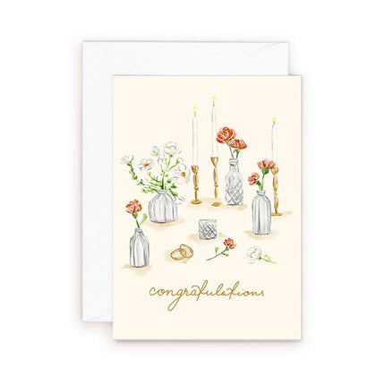 ALMEIDA ILLUSTRATIONS Wedded Congratulations (mini)