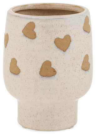 Stoneware Heart Planter