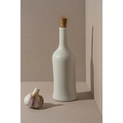 Stoneware Olive Oil Bottle, 21oz