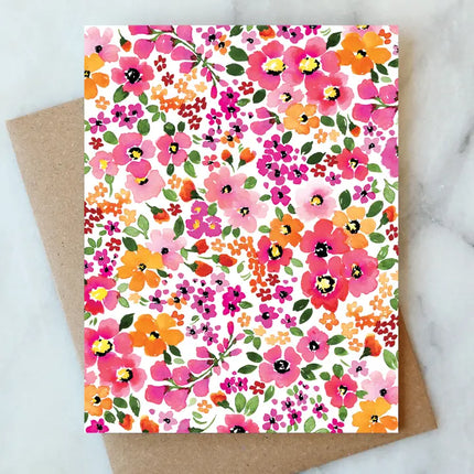 ABIGAIL JAYNE Ditzy Floral Blank Card