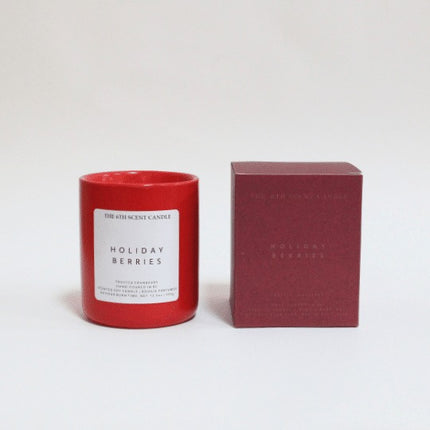 THE 6TH SCENT CANDLE Winter Collection, Holiday Berries
