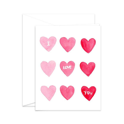 ALMEIDA ILLUSTRATIONS I Love You Hearts