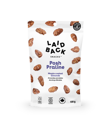 LAID BACK SNACKS Posh Praline Almonds, 130g