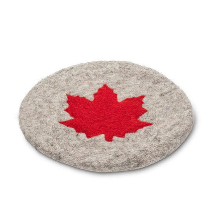 Maple Leaf Felt Trivet