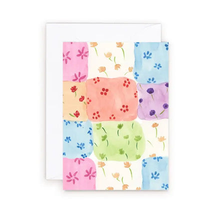 ALMEIDA ILLUSTRATIONS Patchwork Floral (Mini Card)