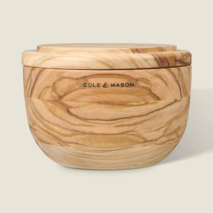 COLE & MASON Portobello Olive Wood Salt Keeper