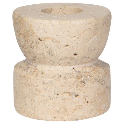 Petra Travertine Candleholder