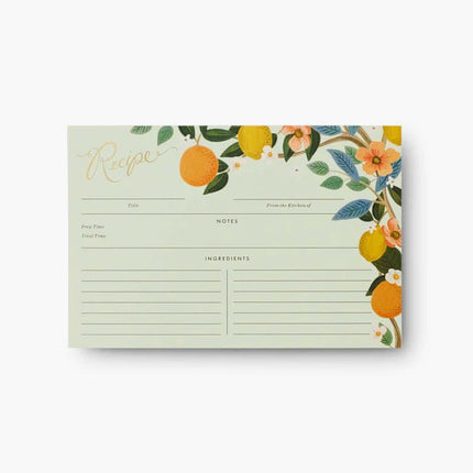 RIFLE PAPER CO. Recipe Card Refill