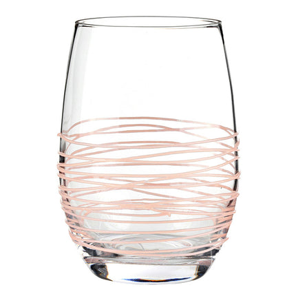 Spun Glassware, Blush