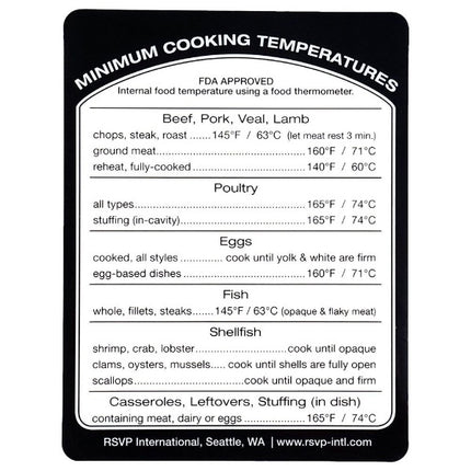 RSVP Removable Cooking Temperature Label