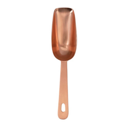 Stainless Steel Scoop with Copper Finish