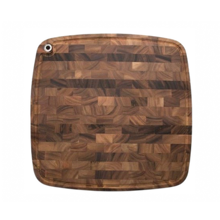 Acacia End Grain Carolina Prep Station with Channels