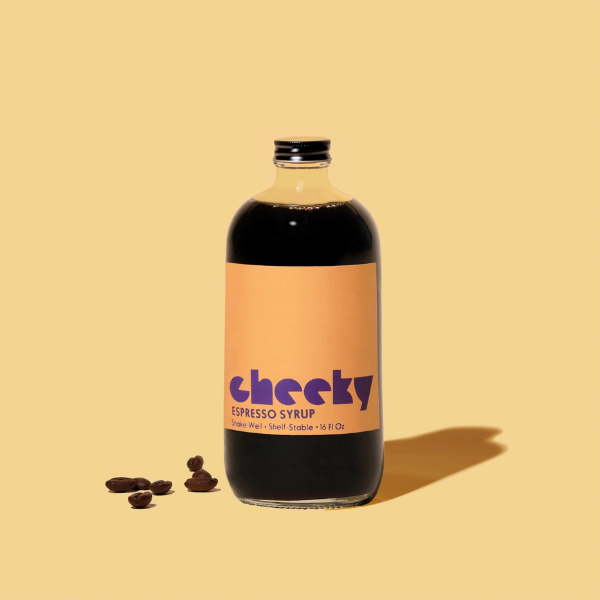 CHEEKY COCKTAILS Espresso Syrup, 16oz.