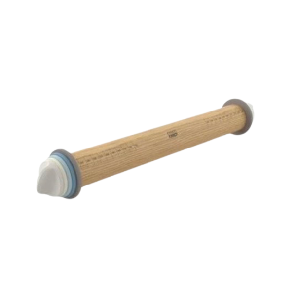 Wooden Rolling Pin with Discs