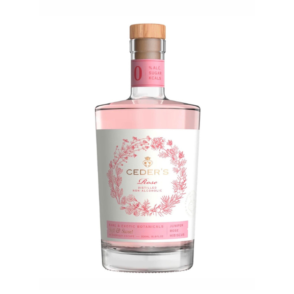 CEDER'S Distilled Non-Alcoholic Spirits, Pink Rose