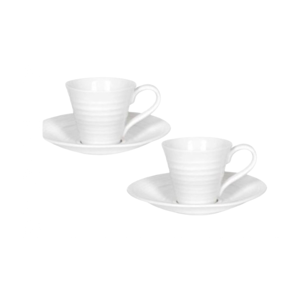 SOPHIE CONRAN Espresso Cup and Saucer x2