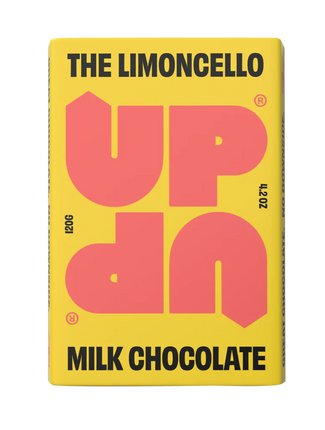 UP UP Limoncello Milk Chocolate Bar, 120g