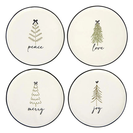 Ceramic Holiday Appetizer Plate