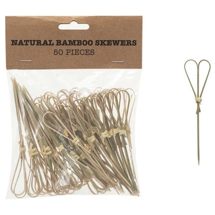 Bamboo Heart Skewers, Pack of 50