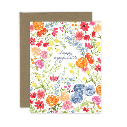ALMEIDA ILLUSTRATIONS Happy Engagement Floral