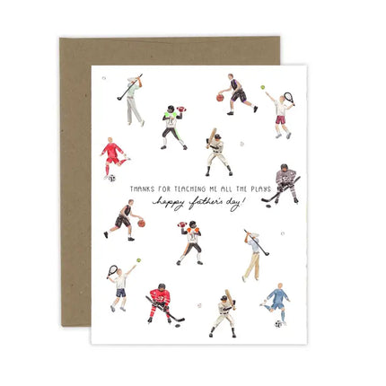 ALMEIDA ILLUSTRATIONS Sports Happy Father's Day