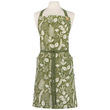 100% Cotton Apron, Fern & Frond