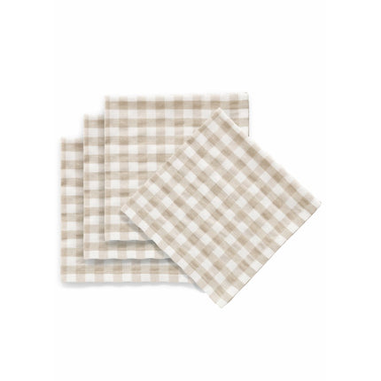 Gingham Fabric Napkins