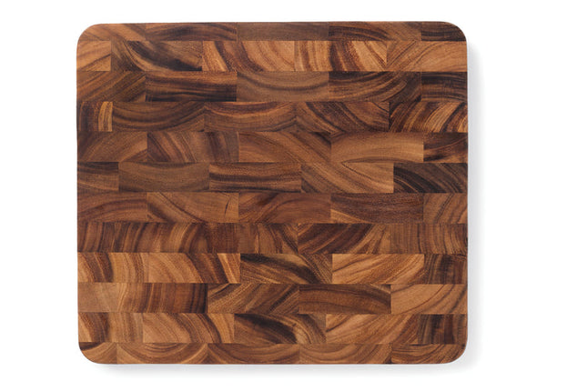 Oslo Acacia End Grain Acacia Cutting Board, 15.75"x 14"
