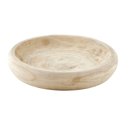 Paulownia Wood Shallow Bowl