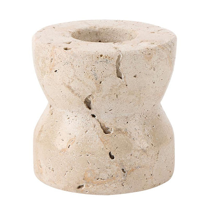 Travertine Candleholder