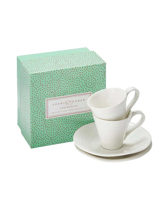 SOPHIE CONRAN Espresso Cup and Saucer x2