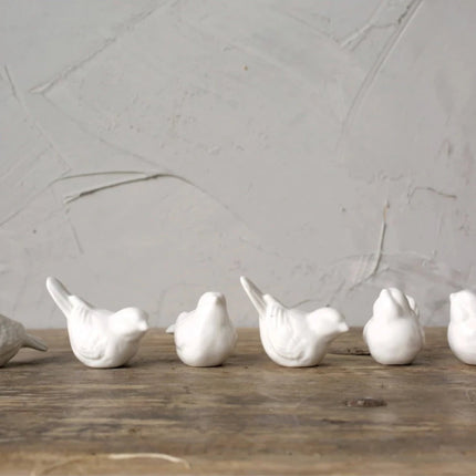 White Ceramic Bird