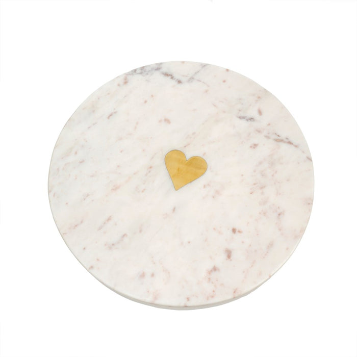 Round Marble Heart Board