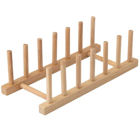 Bamboo Plate Rack