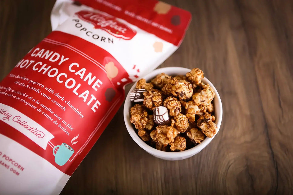 UTOFFEEA Candy Cane Hot Chocolate Popcorn