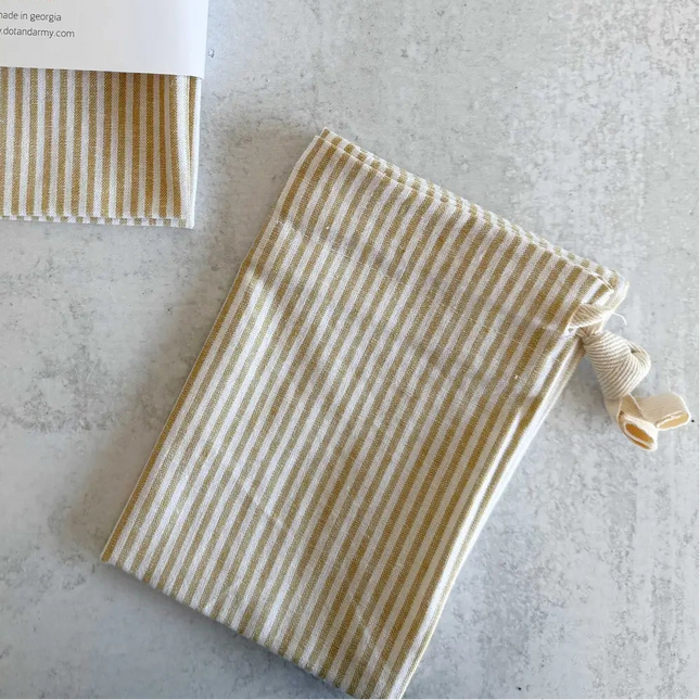 Linen and Cotton Blend Bread Bags