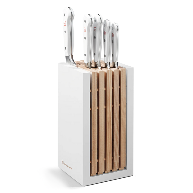 WUSTHOF Classic White Designer 6-Piece Block Set