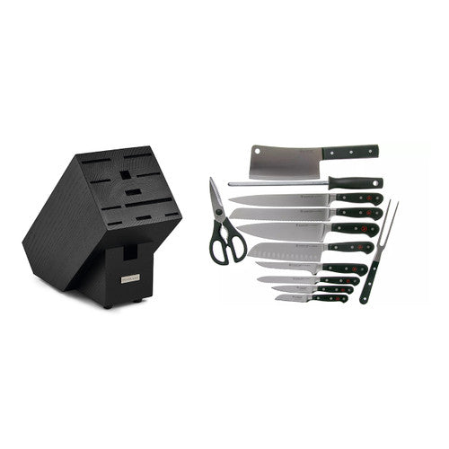 WUSTHOF 13-pc Classic Black Knife Block Set