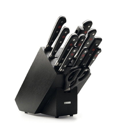 WUSTHOF 13-pc Classic Black Knife Block Set