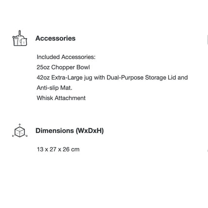 BREVILLE The Control Grip Immersion Blender