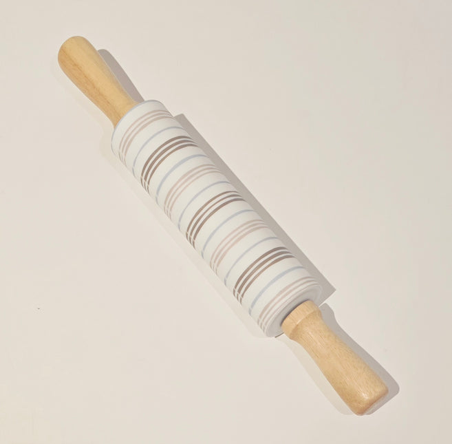 Silicone and Wood Rolling Pin