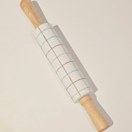 Silicone and Wood Rolling Pin