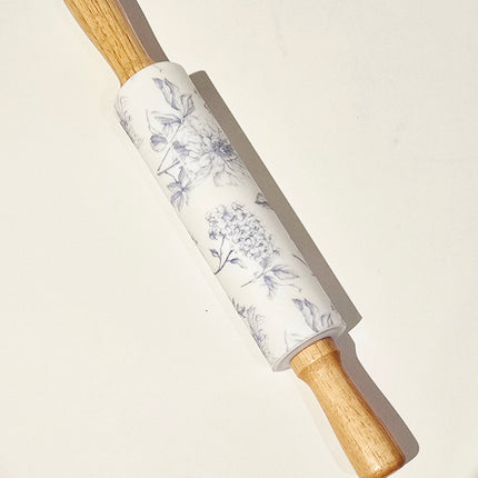 Silicone and Wood Rolling Pin